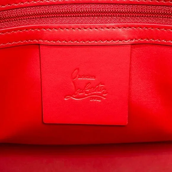 Christian Louboutin Medium Paloma Studs Leather Satchel Bag - Picture 7 of 9